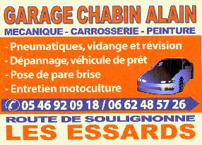 GARAGE CHABIN ALAIN Les Essards
